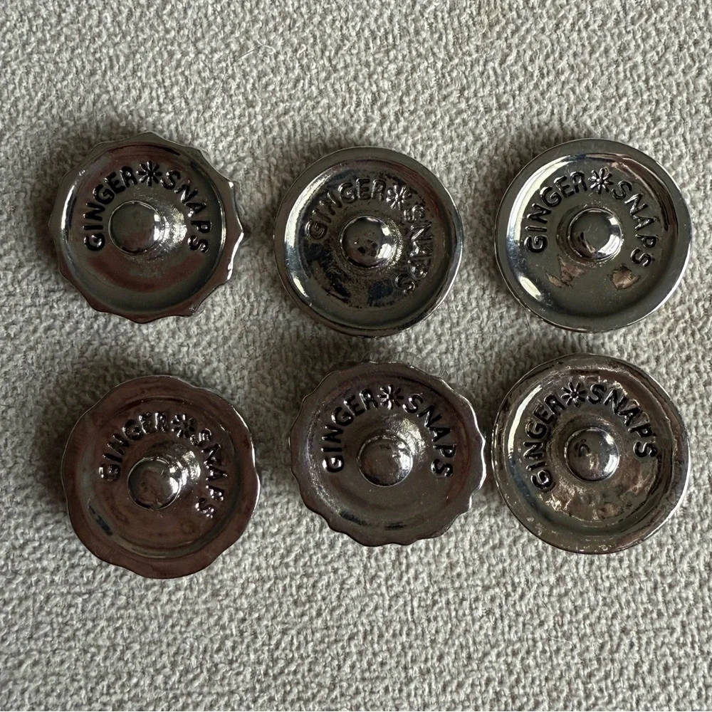 Set of 6 Ginger Snaps Charms
